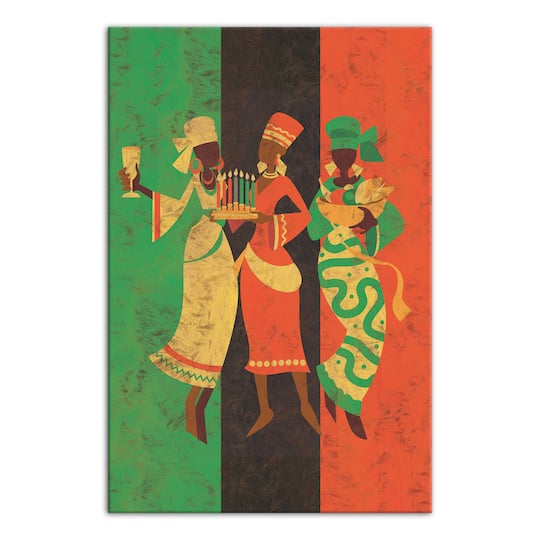 Kwanzaa Celebration Canvas Wall Art